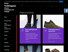 Tablet Screenshot of buty-trekkingowe.com